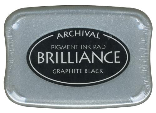 Brilliance Ink Pad- Graphite Black